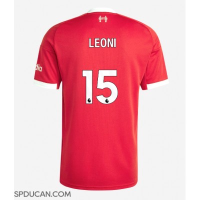 Muški Nogometni Dres Liverpool Giovanni Leoni #15 Domaci 2025-26 Kratak Rukav Muški Nogometni Dres Liverpool Giovanni Leoni #15 Domaci 2025-26 Kratak Rukav